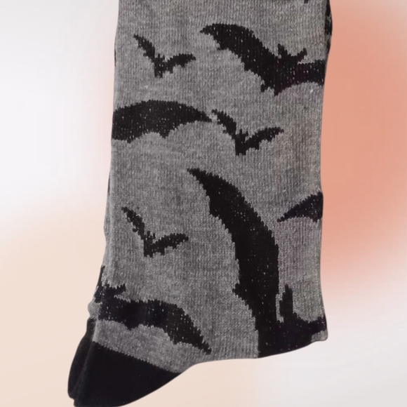 Halloween Bat Crew Socks - Picture 3 of 3